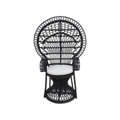 Peacock Chair - Black F-AC204-BL