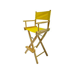 Kubrick Director's High Chair - Yellow F-DR102-YL