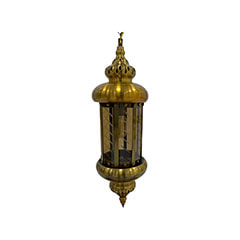 Arabic Hanging Lantern - 58cm - Gold P-AL119-GD