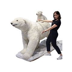 Animatronic Polar Bear P-AM101-WH