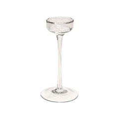Dale Candle Holder - 16cm - Glass  ​P-LC102-CL